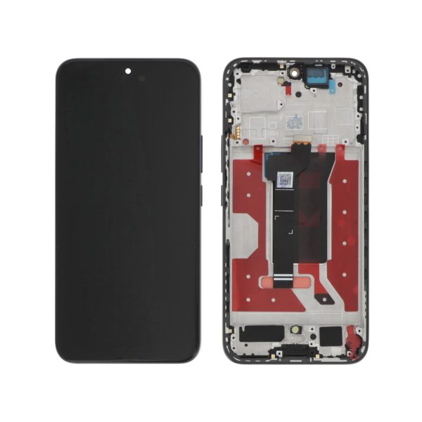 Ecrã Display Preto para Honor 400 (Com Frame) - OEM ReLife