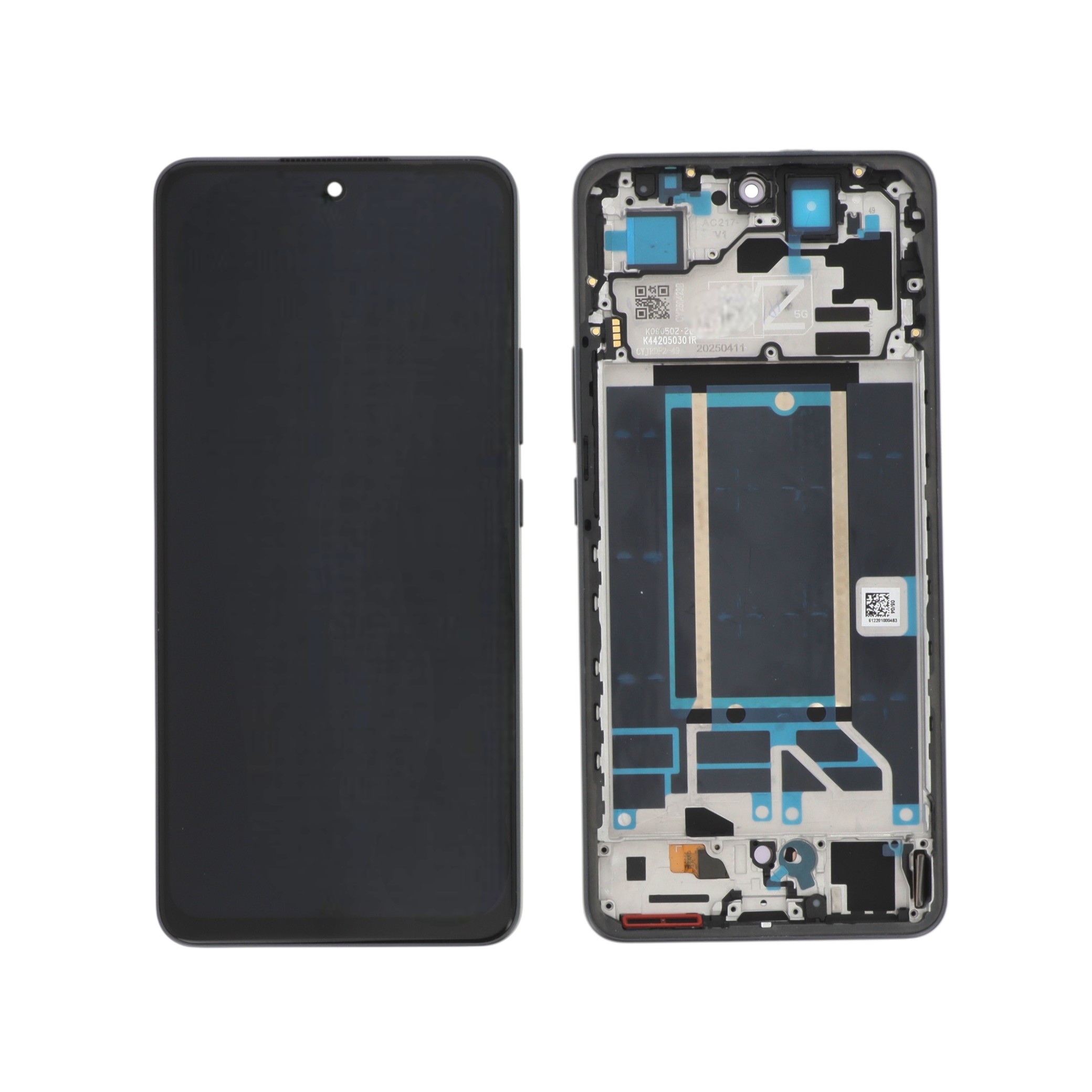 3667075249511-0000 Ecrã OLED Completo Grafite para Oppo Reno13 FS 5G / Reno 13 F 5G (Com Frame) - Image 1