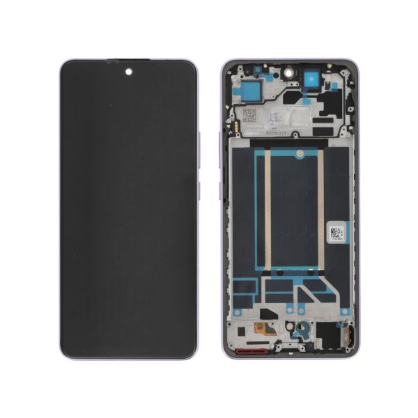 Ecrã Display Butterfly Roxo para OPPO Reno13 FS 5G / Reno13 F 4G/5G com Frame - OEM ReLife