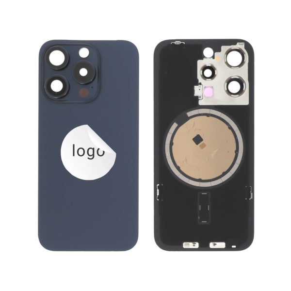 Tampa Traseira Azul para iPhone 15 Pro - Retirado