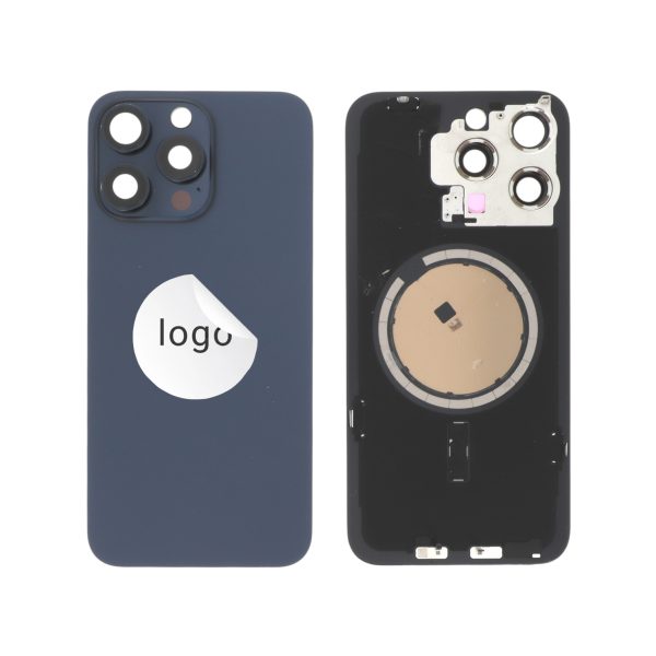 Tampa Traseira para iPhone 15 Pro Max Azul - Retirado