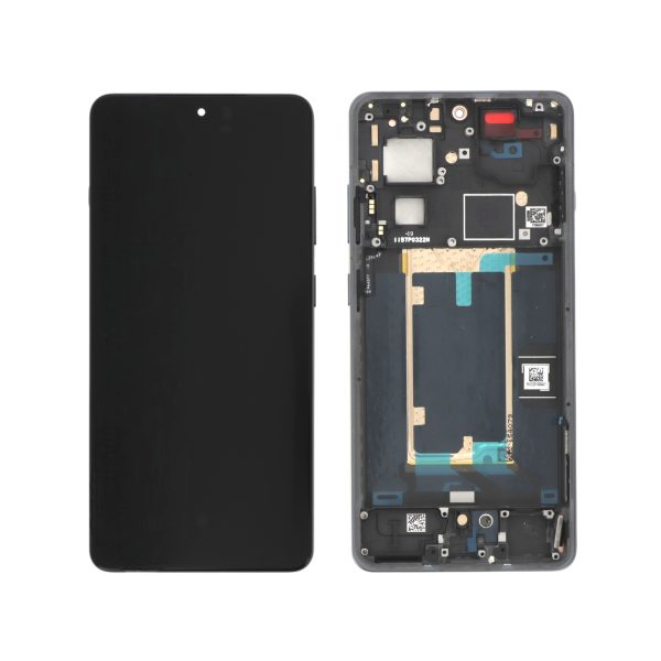 Ecrã Display completo para OnePlus 13R Preto (Com Frame) - OEM ReLife