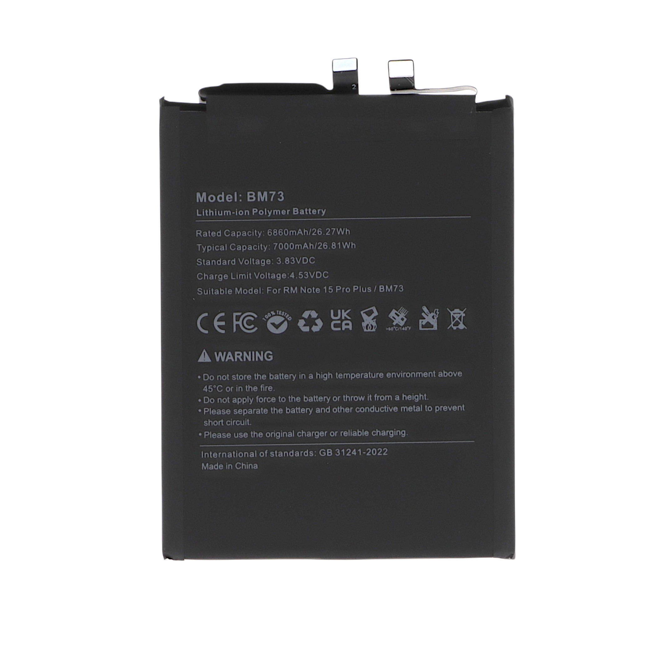 3667075256892-0000 Bateria para Xiaomi Redmi Note 15 Pro+ 5G - Image 1
