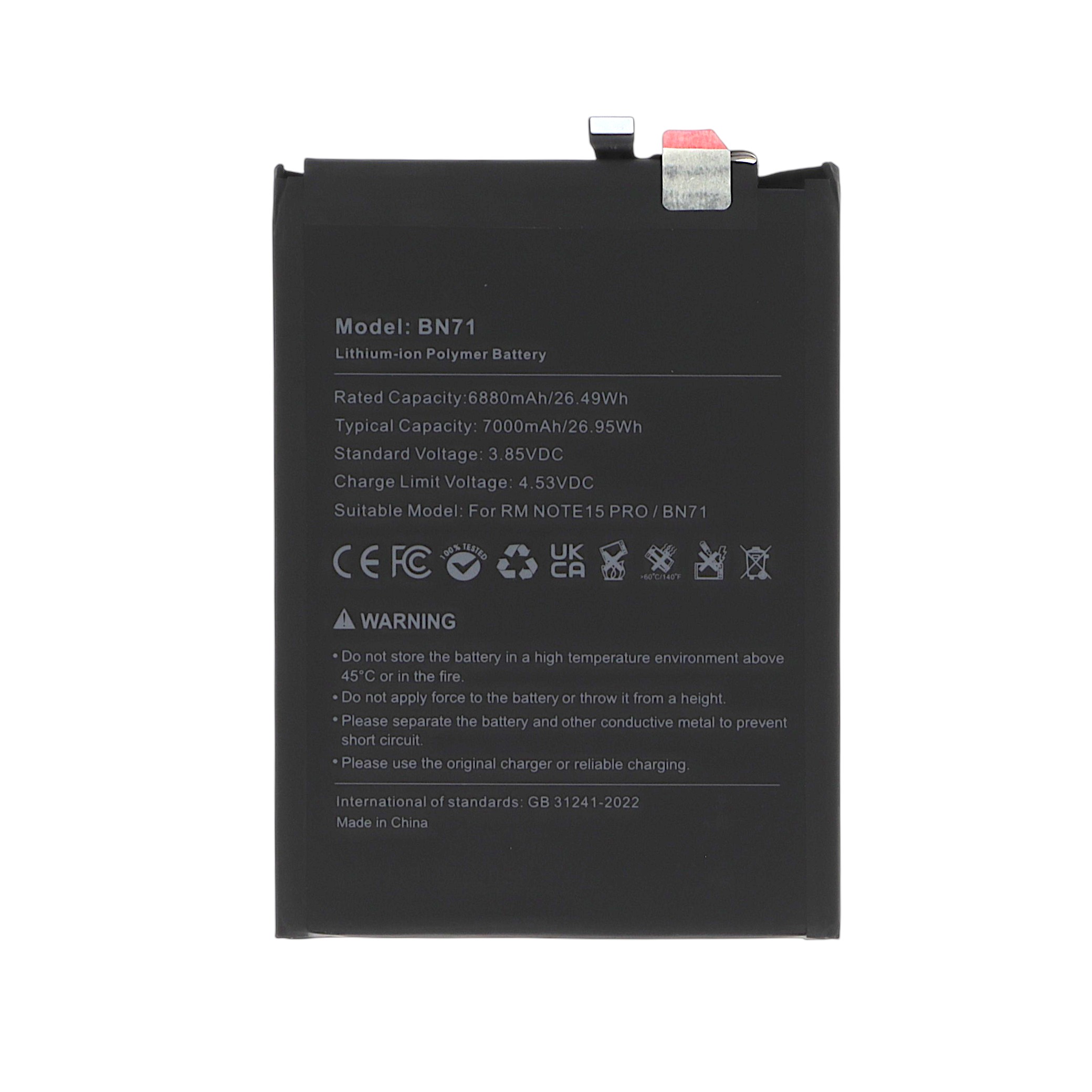 3667075256915-0000 Bateria para Xiaomi Redmi Note 15 Pro 5G - Image 1