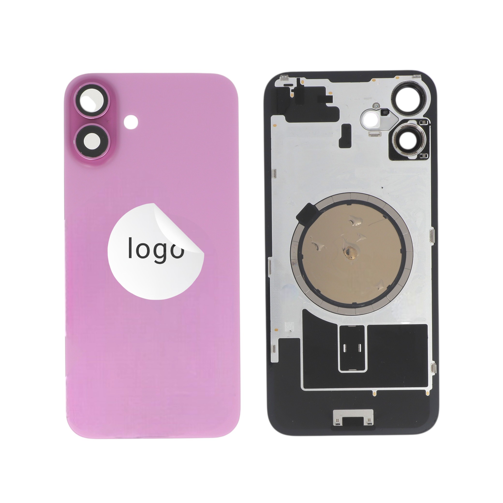 3667075257967-0000 Tampa Traseira Rosa para iPhone 16 Plus - Retirado - Image 1