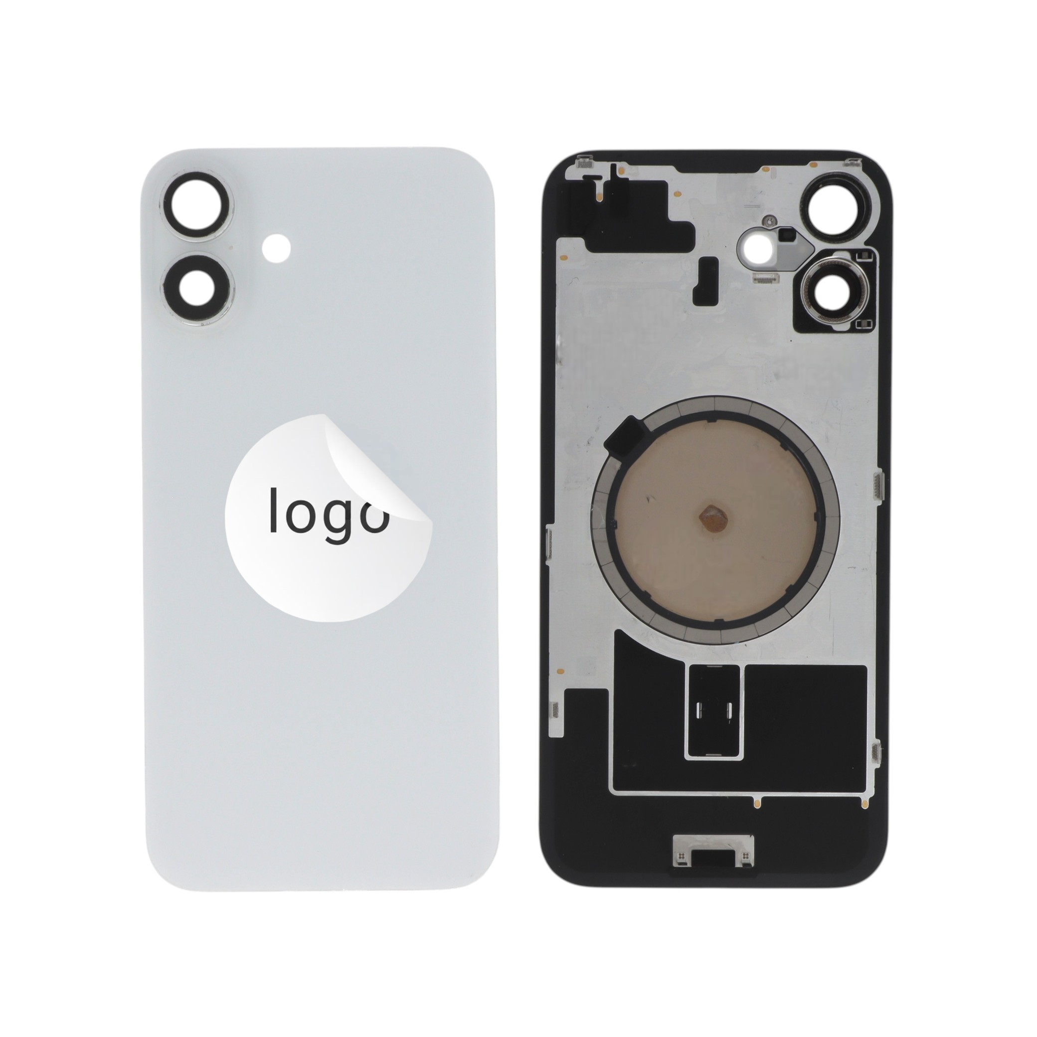 3667075257974-0000 Tampa Traseira para iPhone 16 Plus Branca - Retirado - Image 1