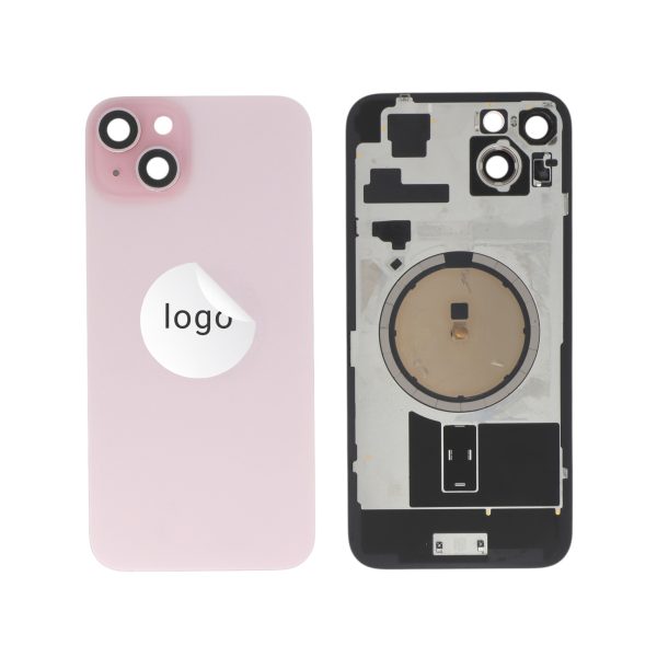 Tampa Traseira para iPhone 15 Plus Rosa - Retirado