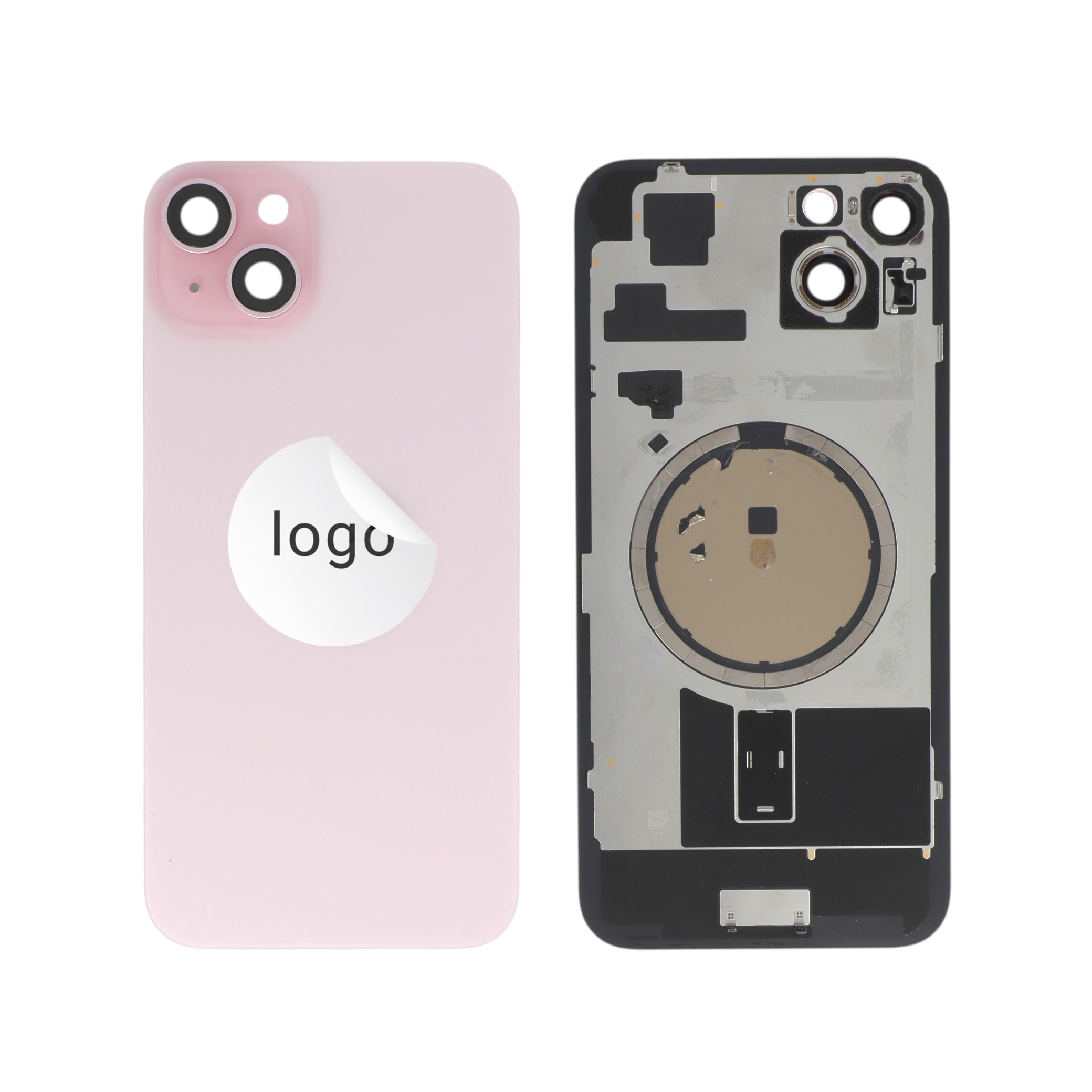 3667075258353-0000 Tampa Traseira Rosa para iPhone 15 Plus - Retirado - Image 1