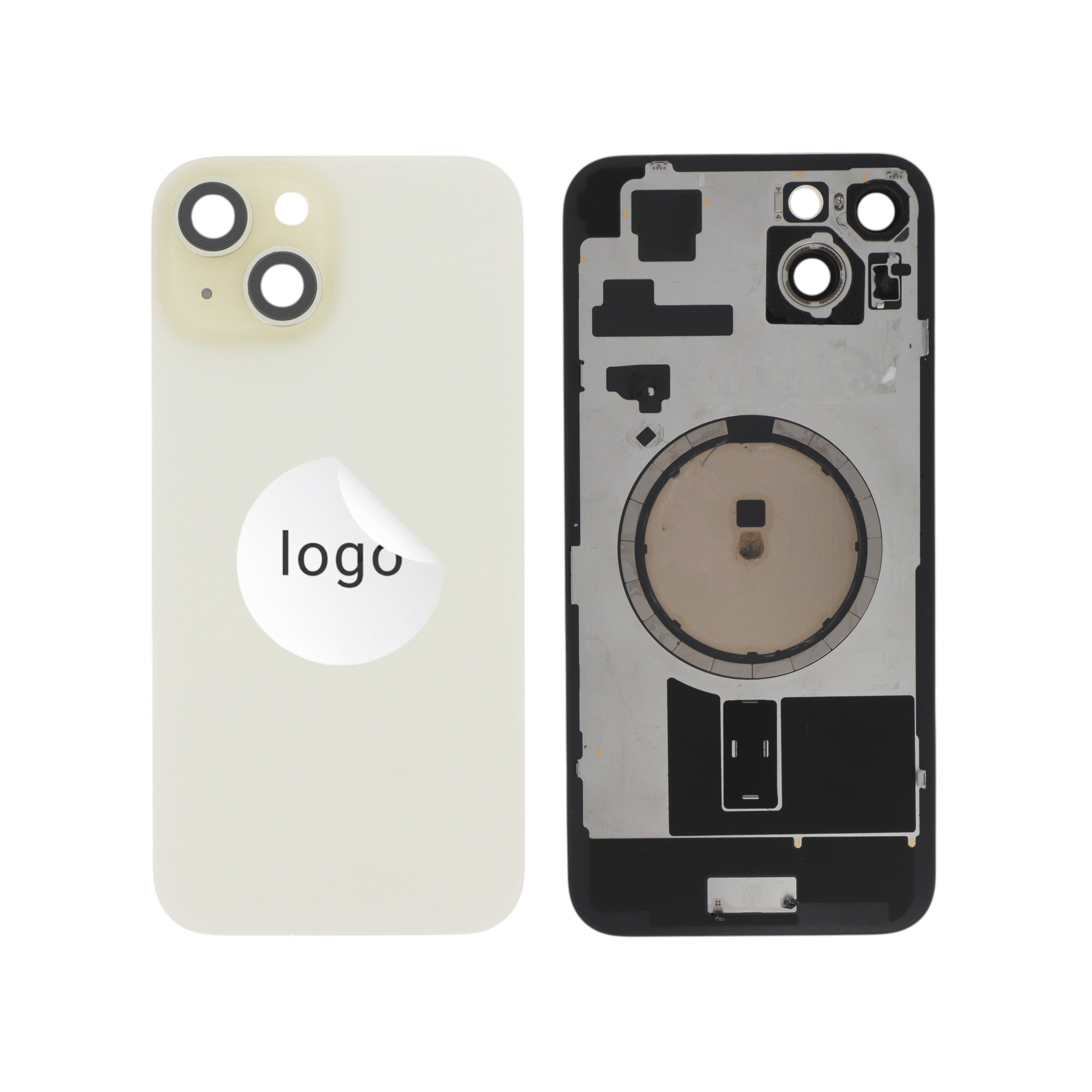 3667075258360-0000 Tampa Traseira para iPhone 15 Plus - Amarela (Retirado) - Image 1