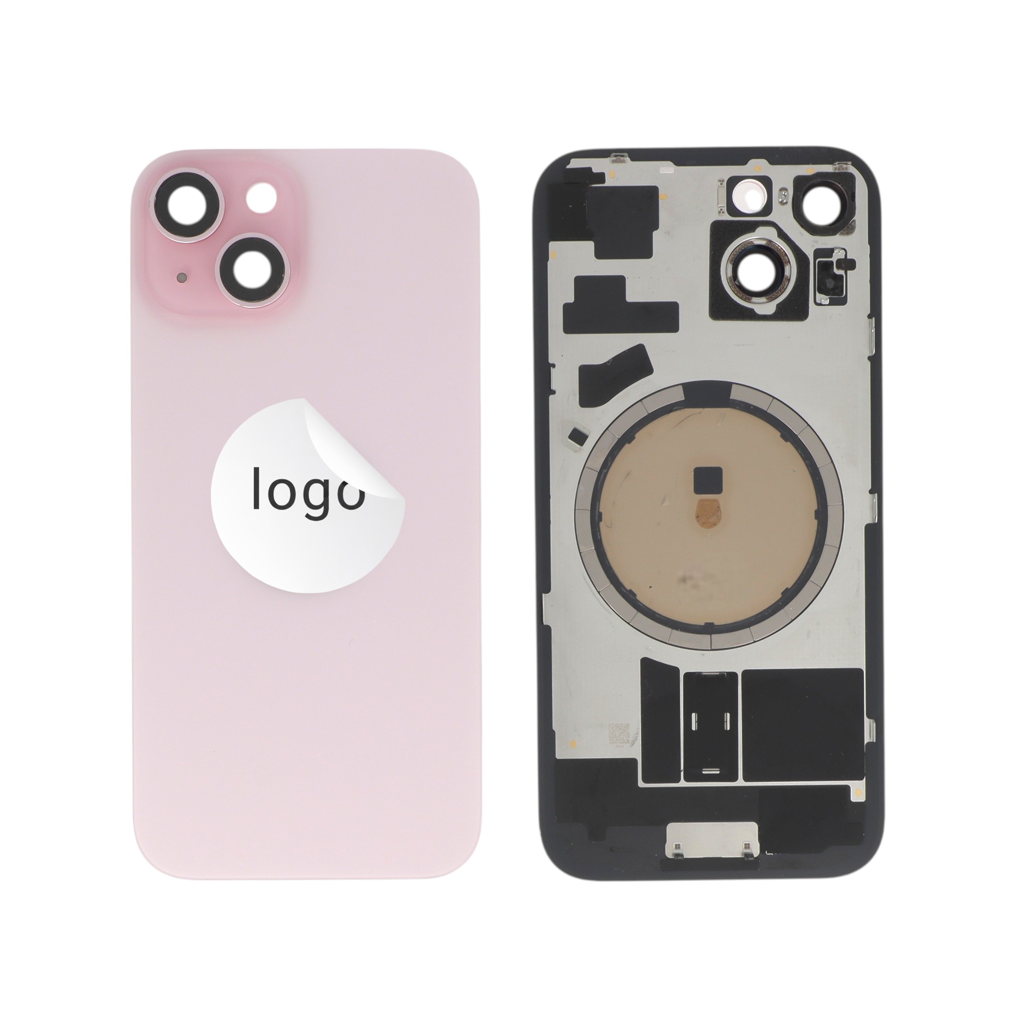 3667075258452-0000 Tampa Traseira para iPhone 15 Rosa - Retirado - Image 1