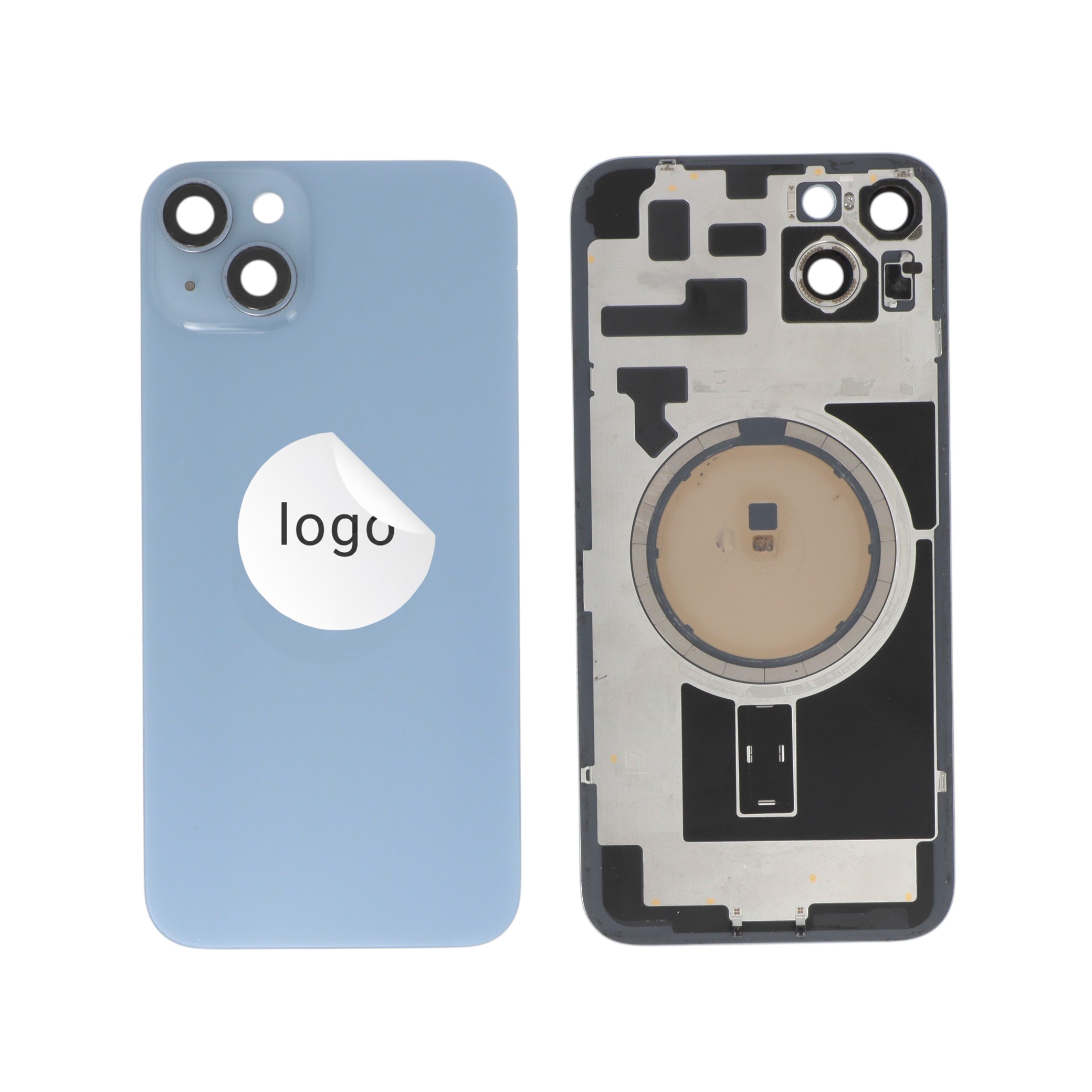 3667075258582-0000 Tampa Traseira para iPhone 14 Plus Azul - Retirado - Image 1