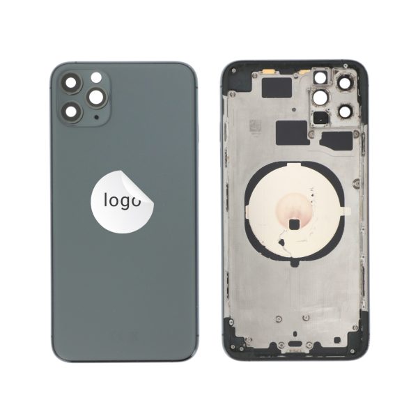 Frame completo (Tampa traseira) Verde para iPhone 11 Pro Max - Retirado