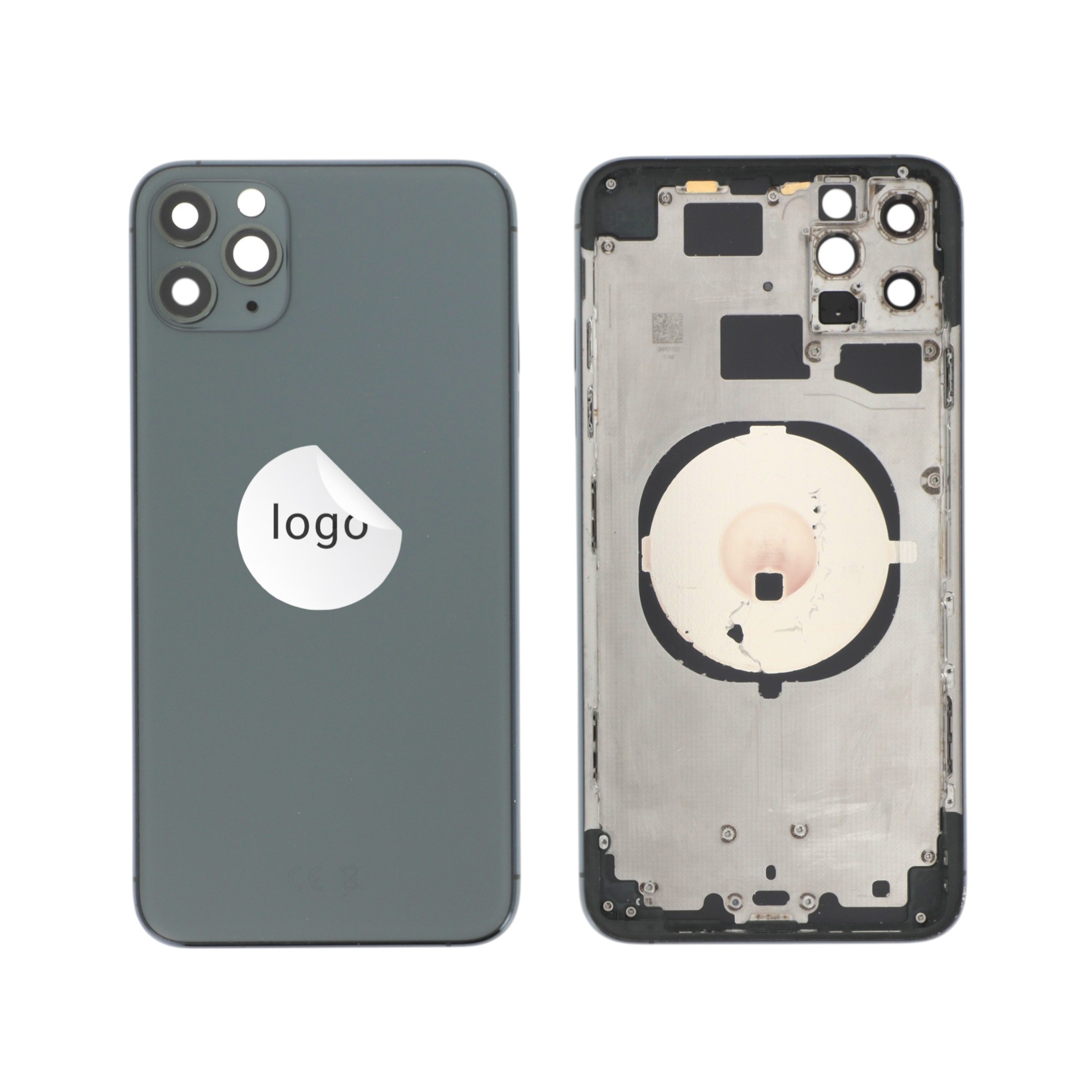 3667075262039-0001 Frame completo (Tampa traseira) Verde para iPhone 11 Pro Max - Retirado - Image 1