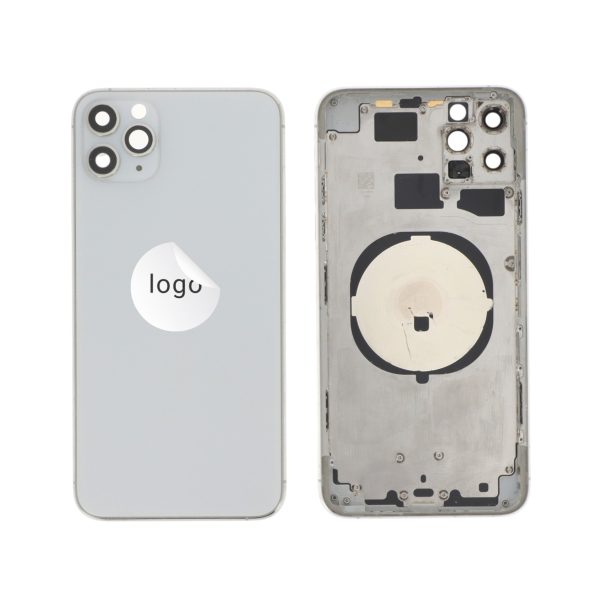 Frame Completo Prateado para iPhone 11 Pro Max - Retirado