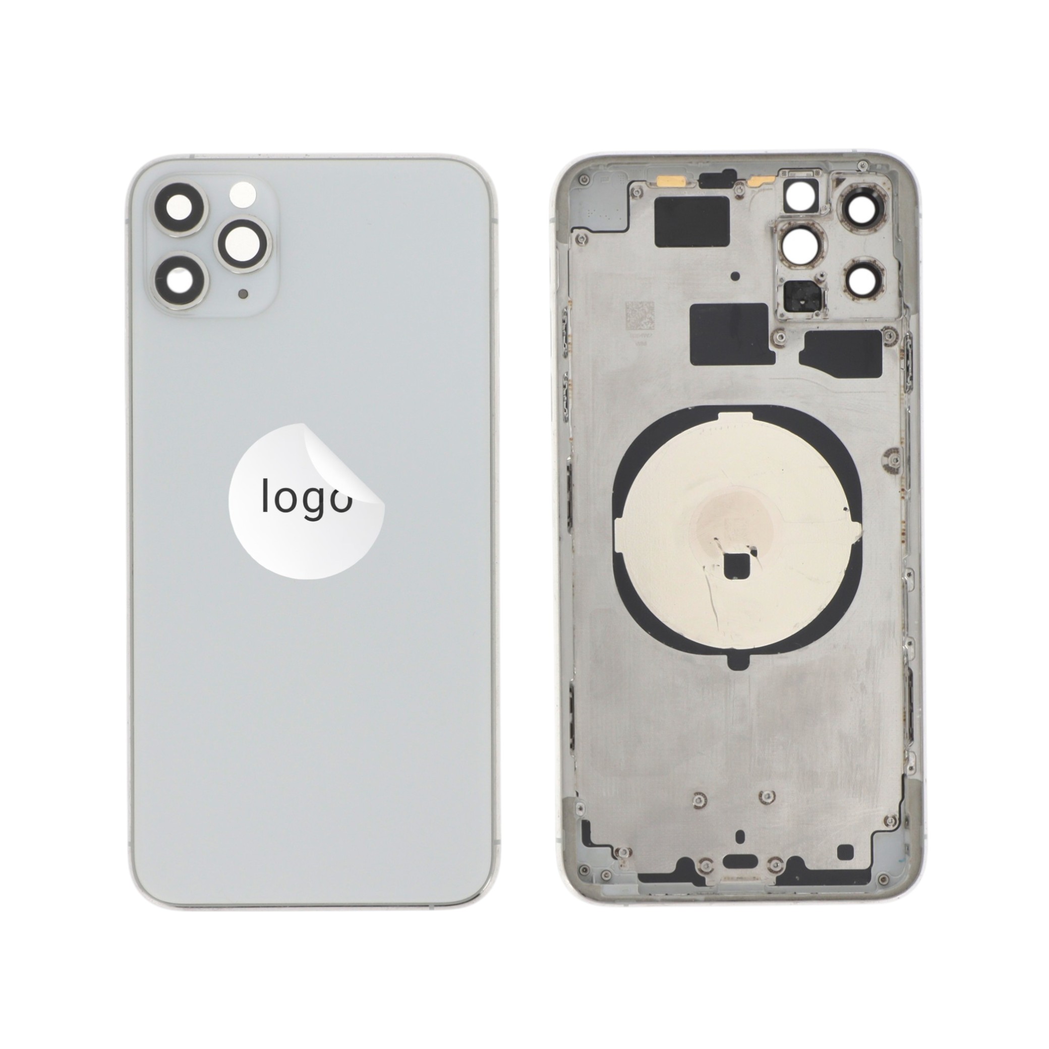 3667075262046-0001_1 Frame Completo Prateado para iPhone 11 Pro Max - Retirado - Image 1