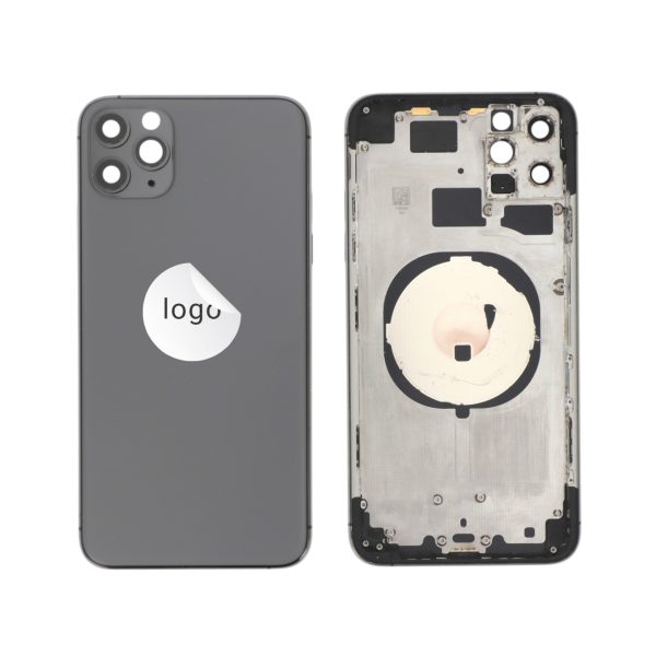 Tampa Traseira Frame Completa Cinzenta para iPhone 11 Pro Max - Retirado