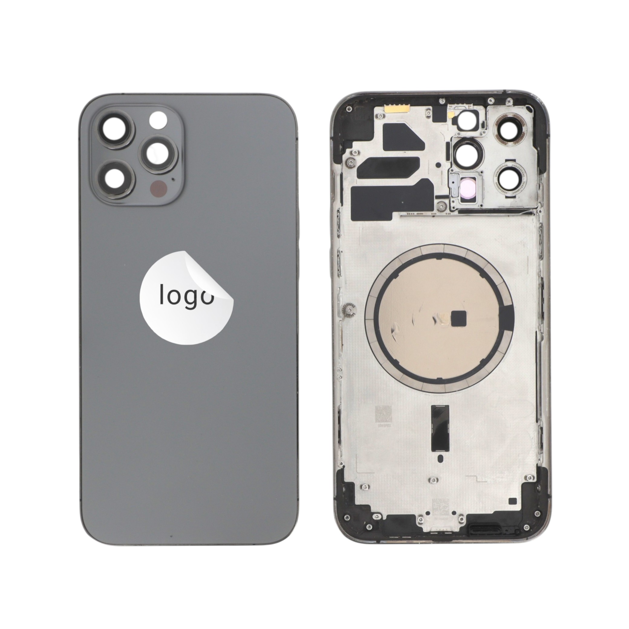 3667075262077-0001 Frame (Tampa Traseira) para iPhone 12 Pro Max Grafite - Retirado - Image 1