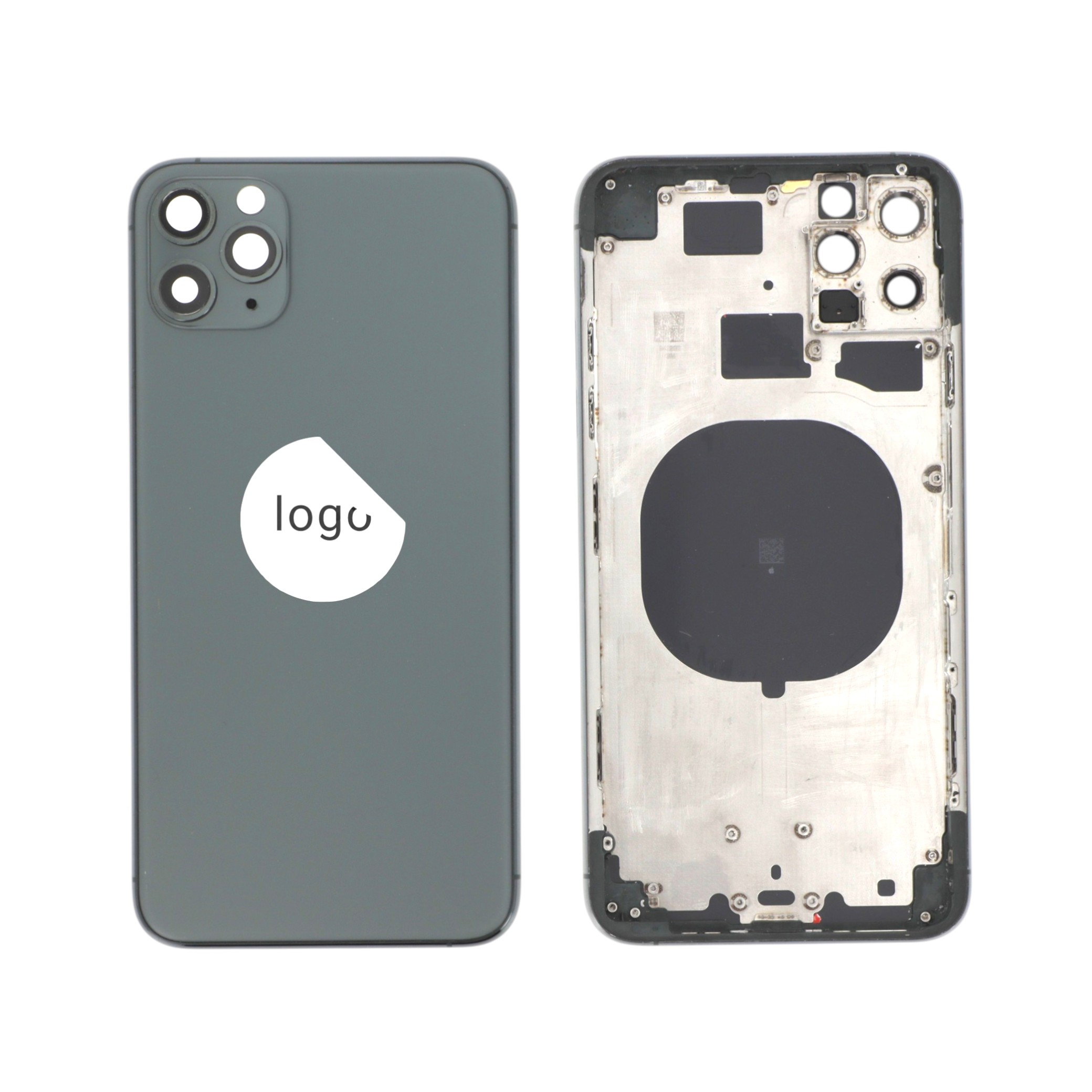 3667075262114-0001 Tampa Traseira Frame Verde para iPhone 11 Pro Max - Retirado - Image 1