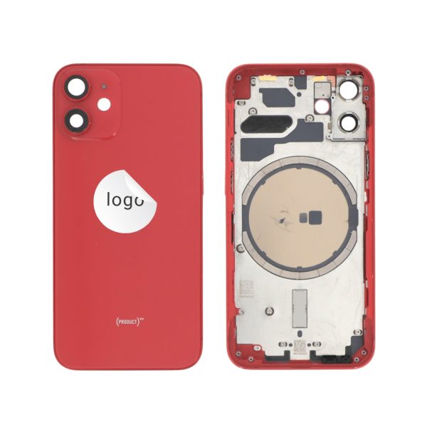 Tampa traseira Frame Completa para iPhone 13 mini - Vermelha - Retirado