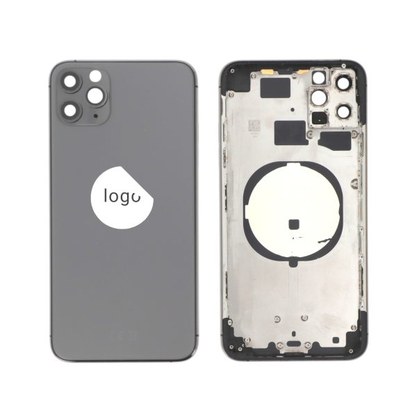 Tampa Traseira Frame Cinzenta para iPhone 11 Pro Max - Retirado