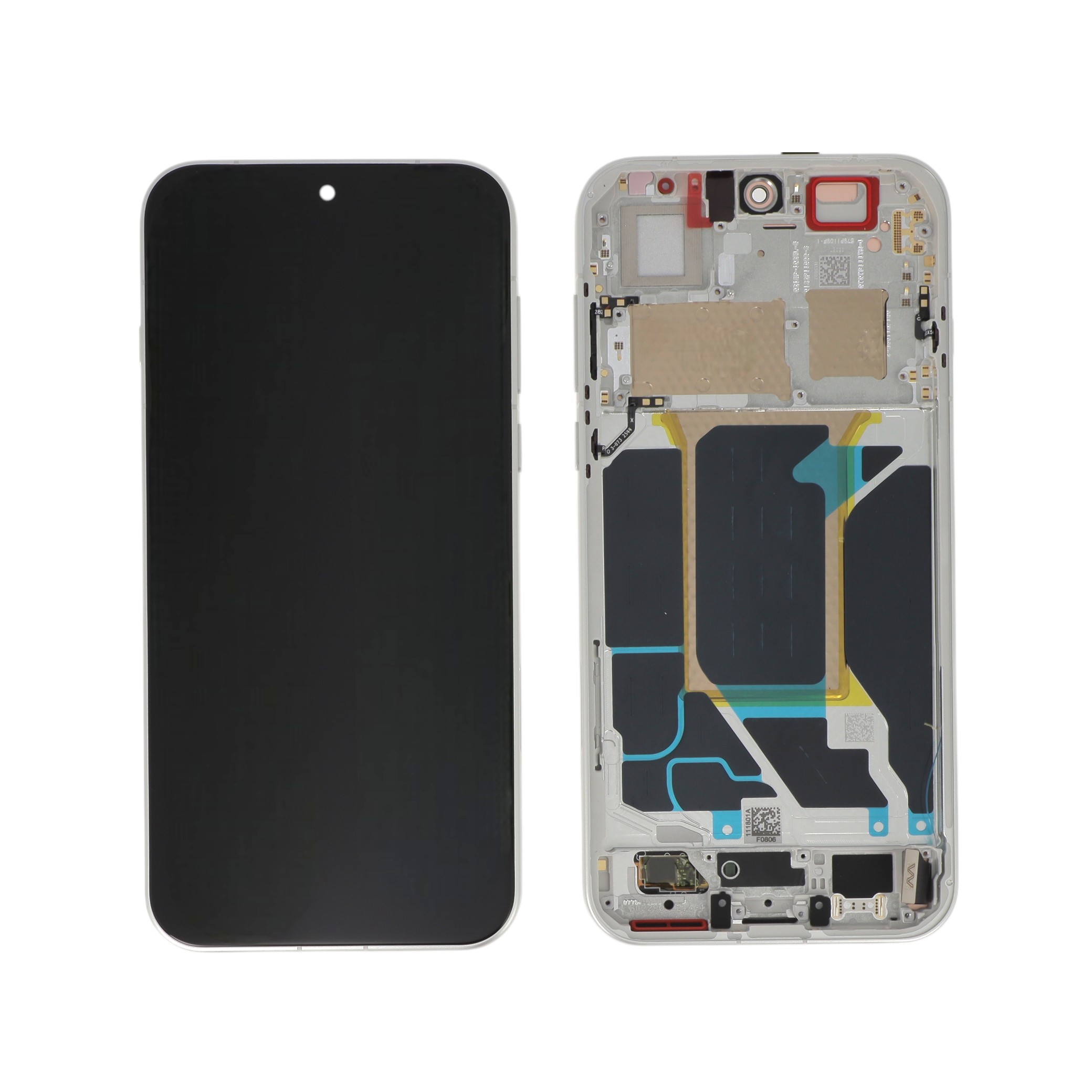3667075263340-0000 Ecrã Display completo para Oppo Find X9 Pro Branco (Com Frame) - OEM ReLife - Image 1