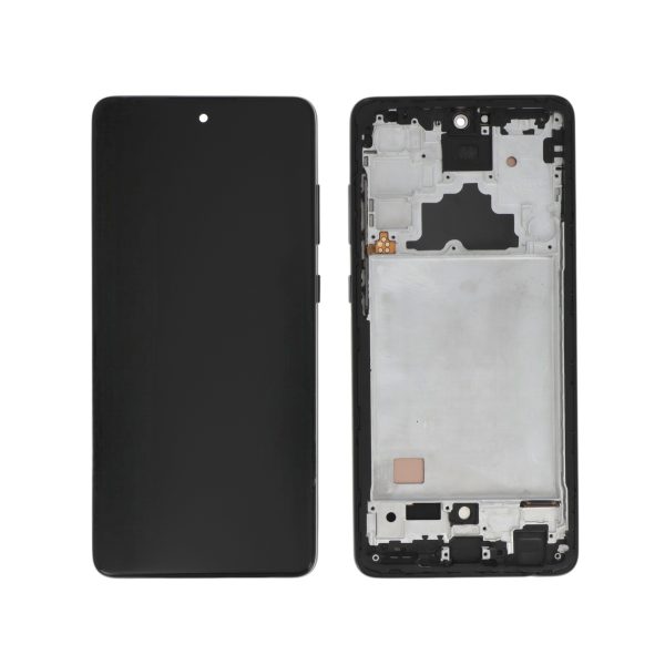 Ecrã Display Incell Preto para Samsung Galaxy A72 (A725F) Com Frame - Compatível