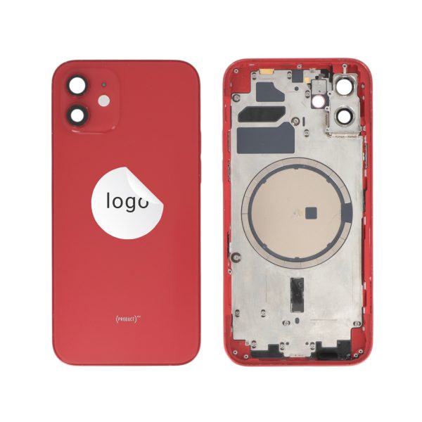 Tampa Traseira Frame Completa Vermelha para iPhone 11 - Retirado (Grade A)