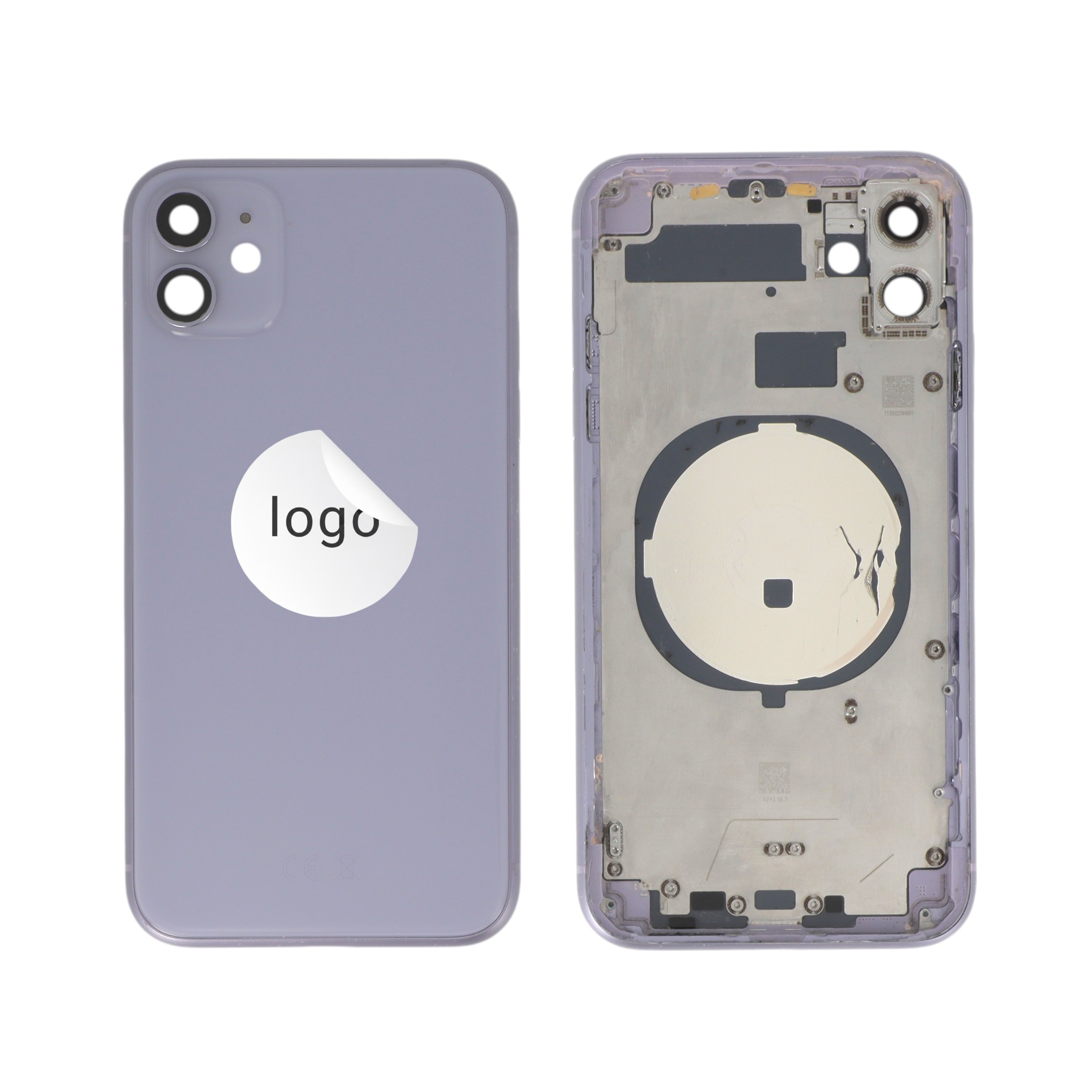 3667075265399-0000 Tampa Traseira Frame Roxa para iPhone 11 - Retirado - Image 1