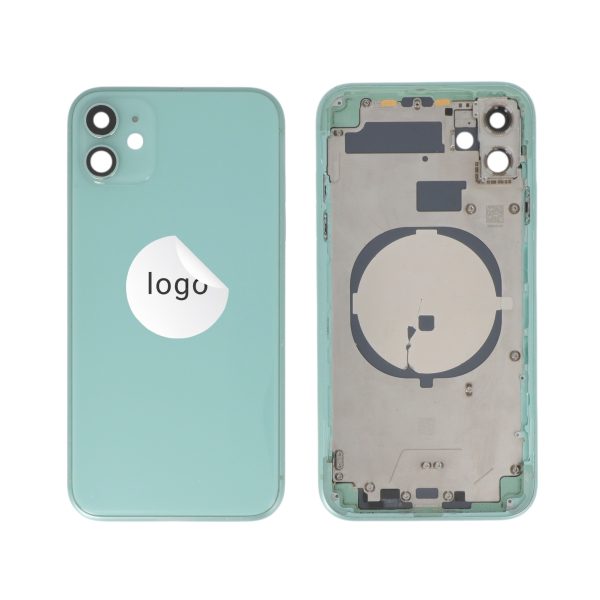 Tampa traseira Frame Completa Verde para iPhone 11 - Retirado