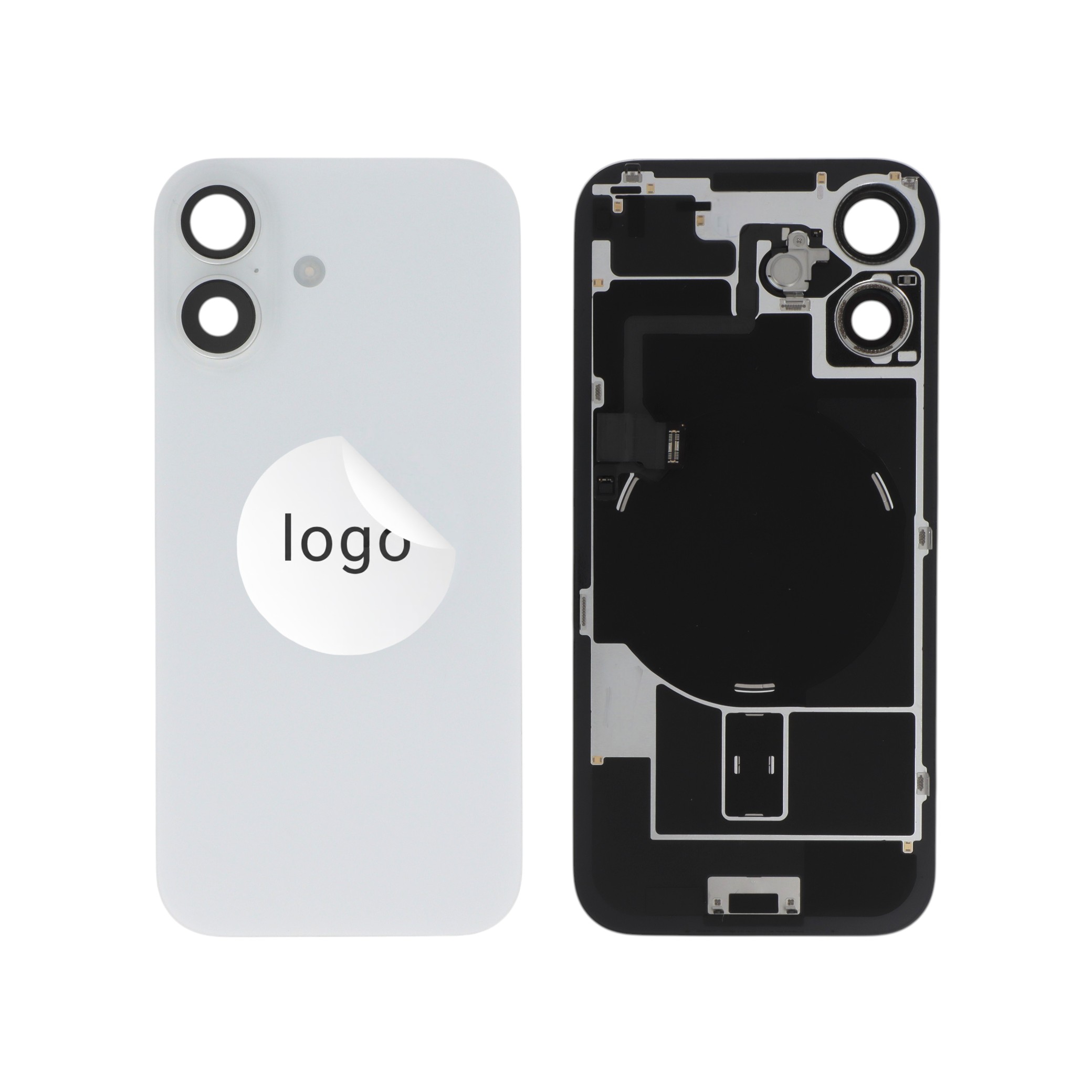 3667075270553-0000 Tampa Traseira Completa para iPhone 17 - Branca - Retirado - Image 1
