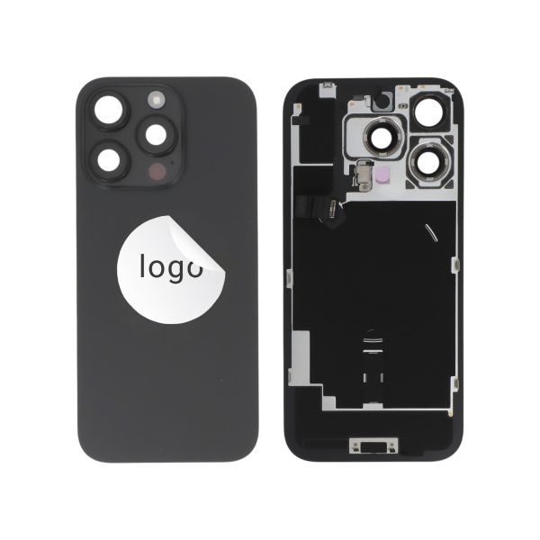 Tampa Traseira para iPhone 16 Pro Preta Titânio - Retirado