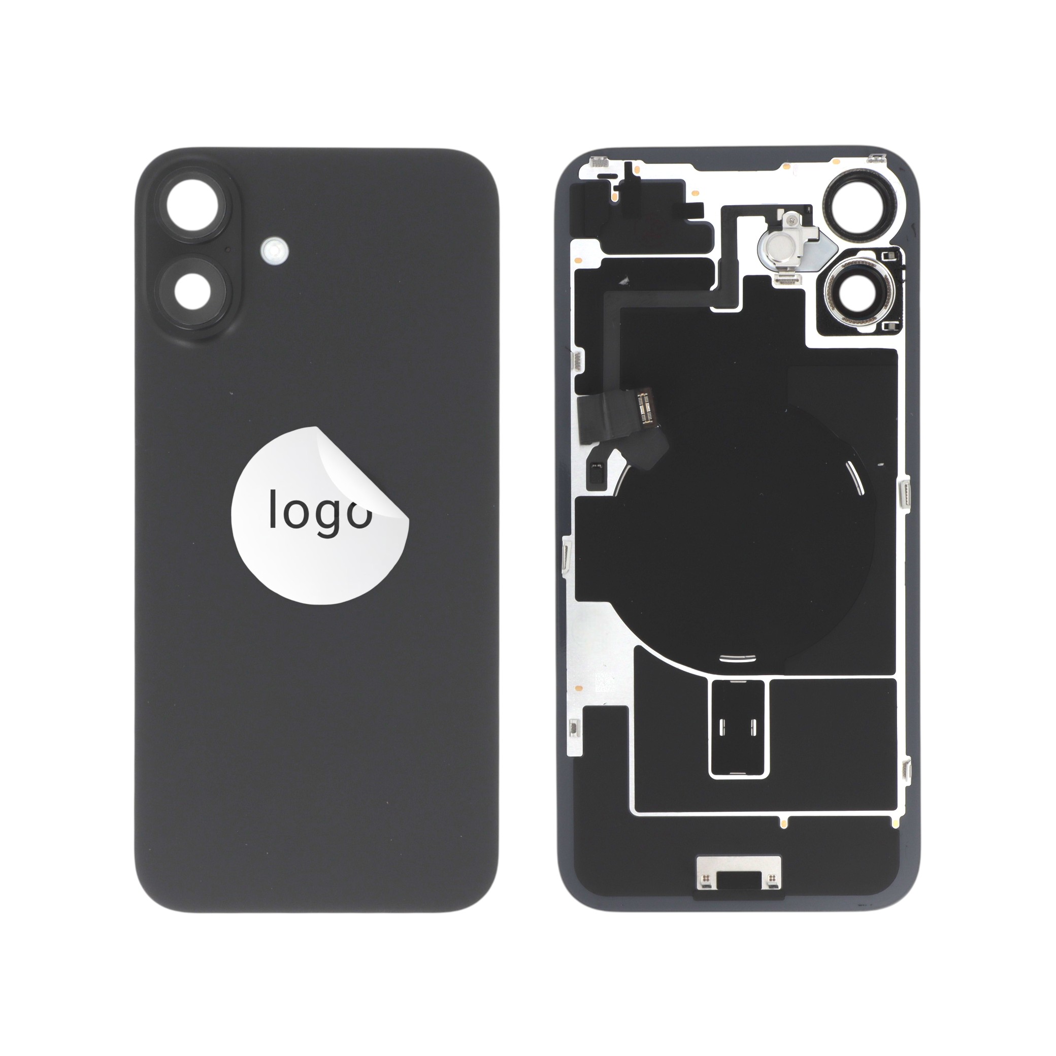 3667075270690-0000 Tampa Traseira para iPhone 16 Plus Preta - Retirado - Image 1