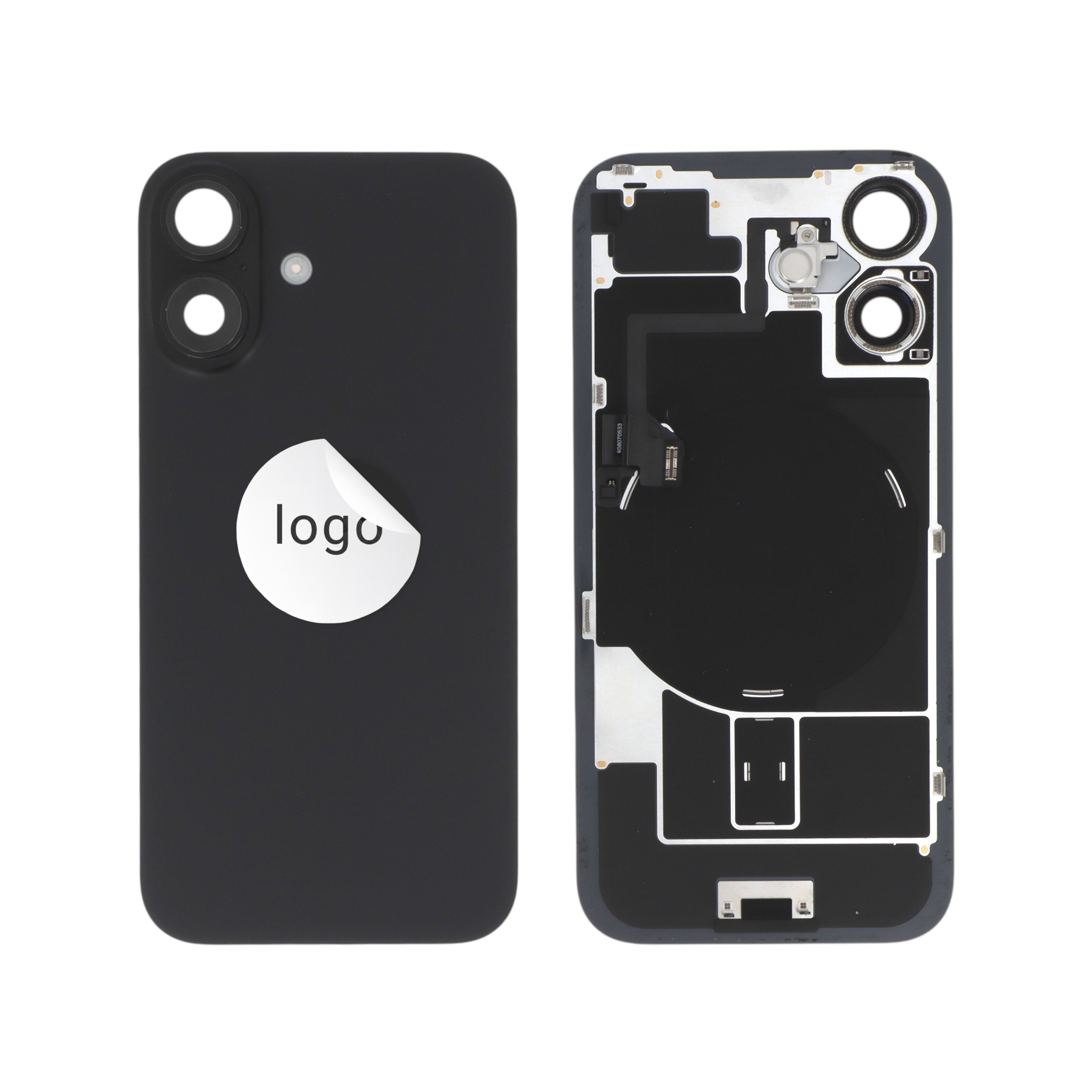 3667075270744-0000 Tampa Traseira para iPhone 16 Preta (Retirado) - Image 1