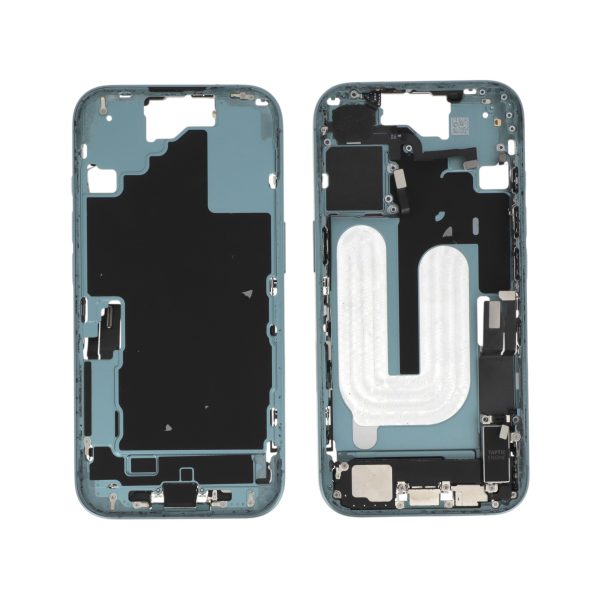 Frame Central Azul-petróleo para iPhone 16 (com Components) Retirado (Grade A)