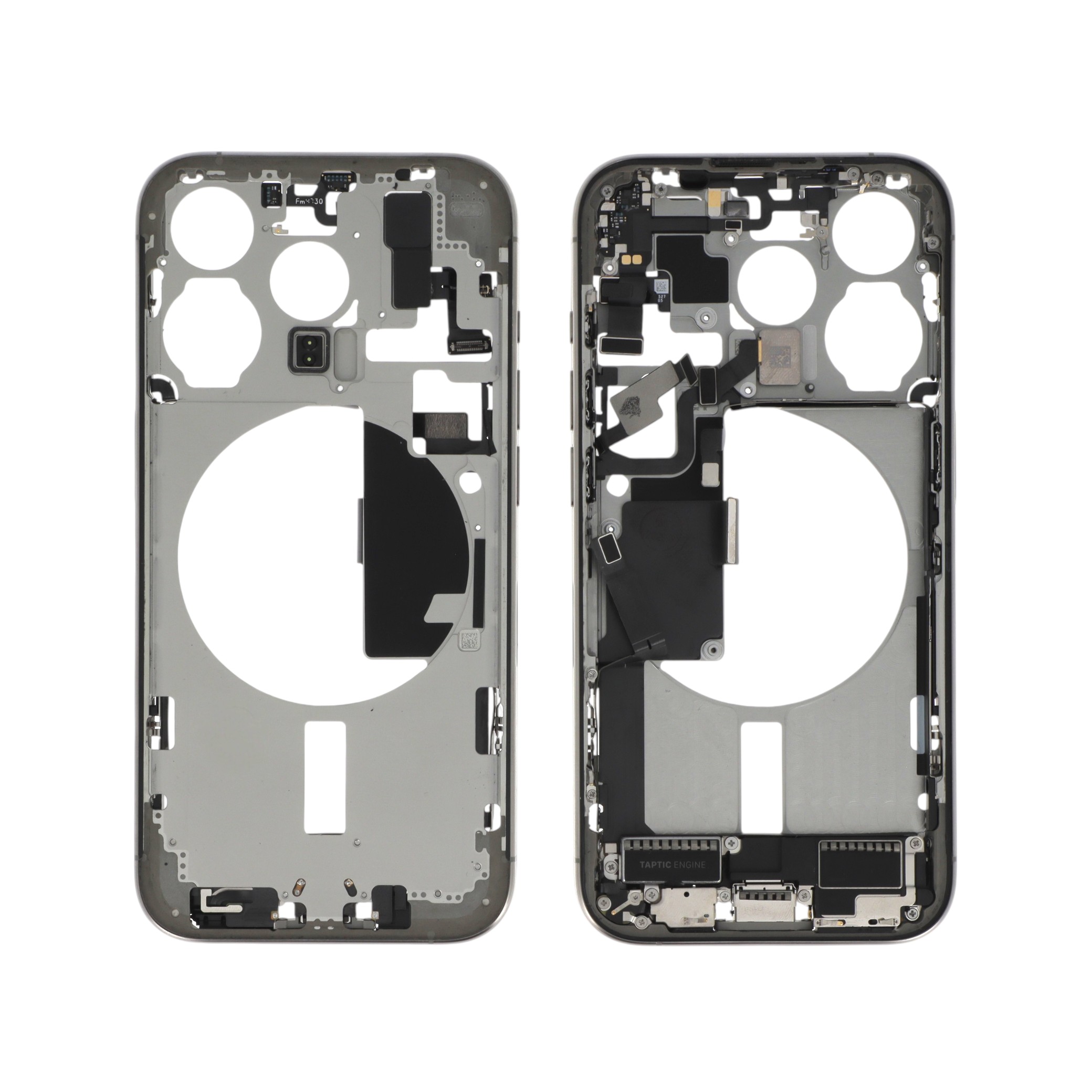 3667075271420-0000 Frame Central Titânio Natural para iPhone 15 Pro Retirado (Grade A) - Image 1