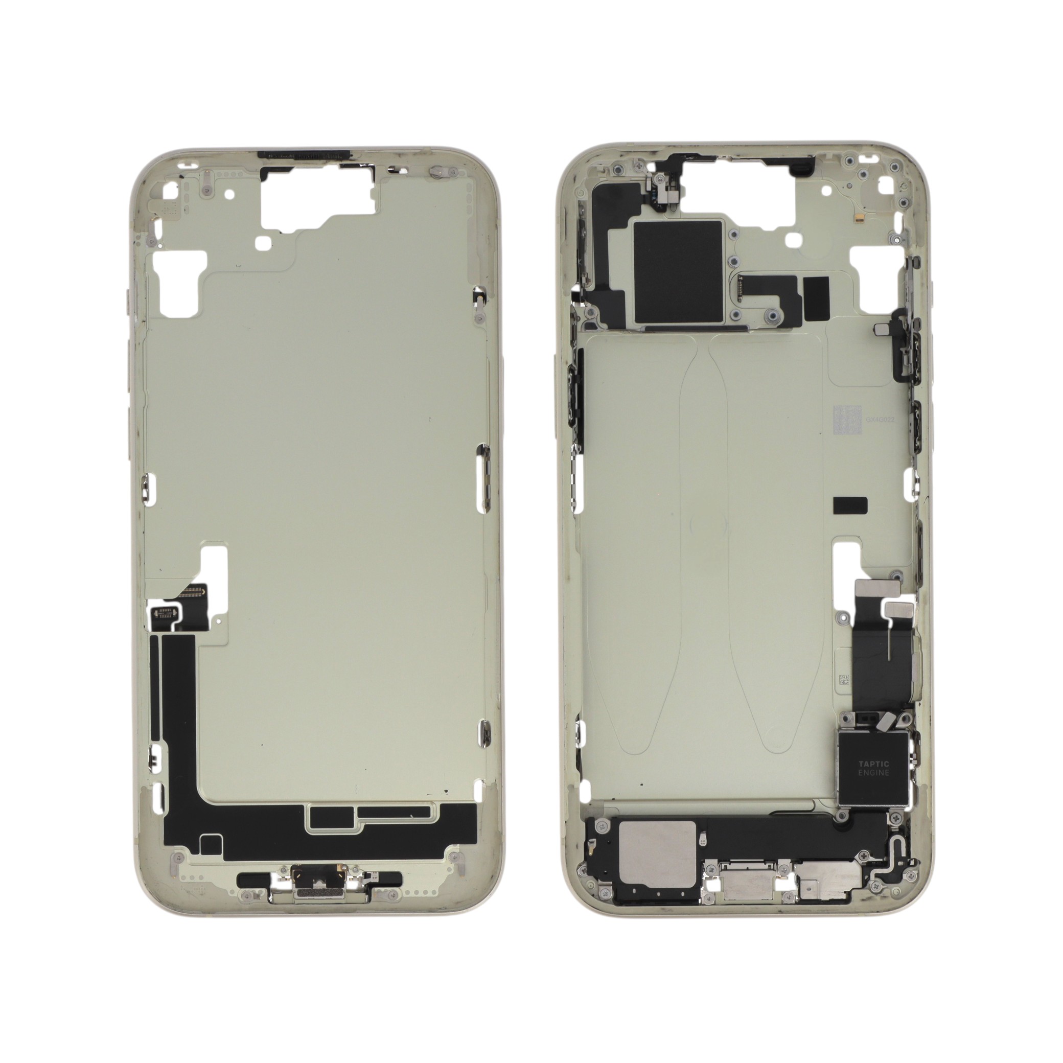 3667075271475-0000 Frame Central Amarelo para iPhone 15 Plus - Retirado (Grade A) - Image 1