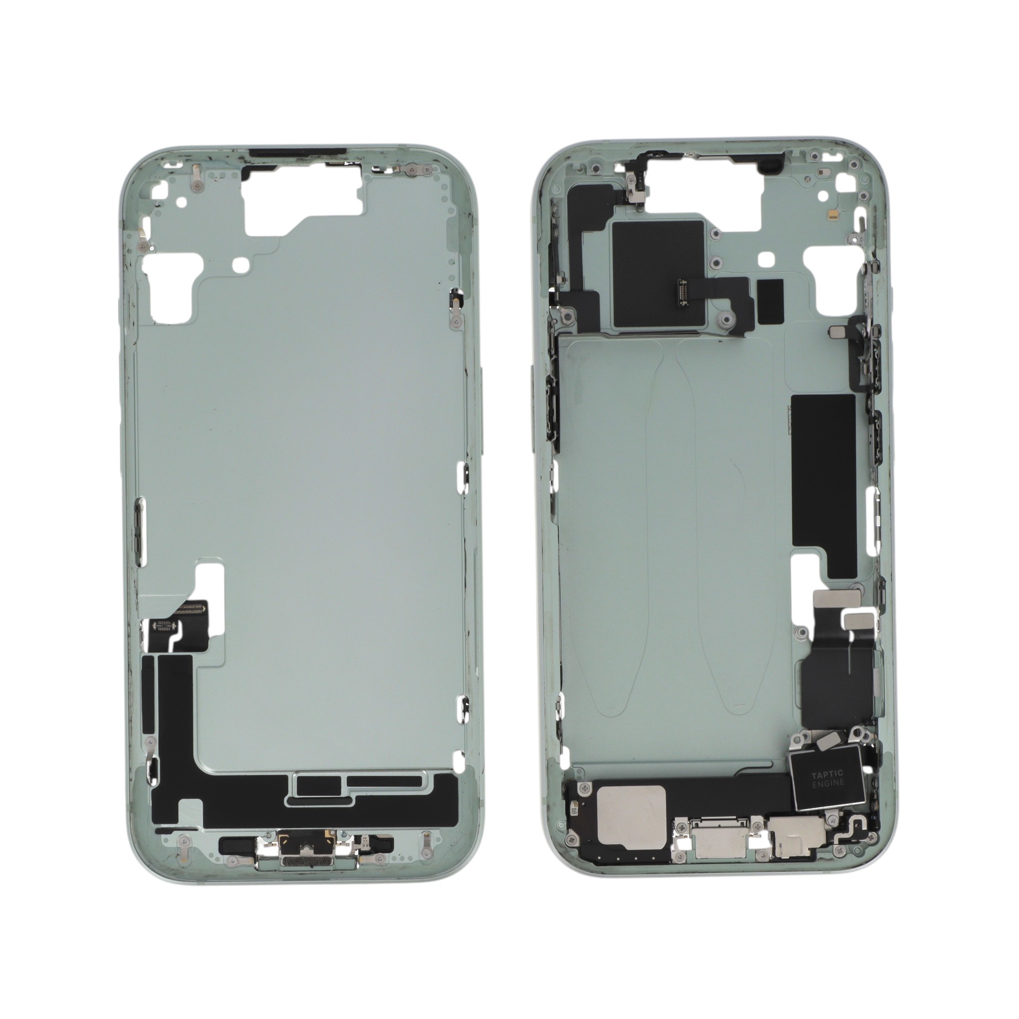 3667075271536-0000 Frame Central Verde para iPhone 15 (com Components) Retirado (Grade A) - Image 1
