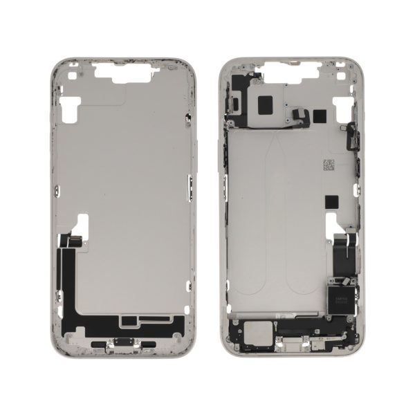Frame Central Branco Estelar para iPhone 14 Plus Retirado (Grade A)