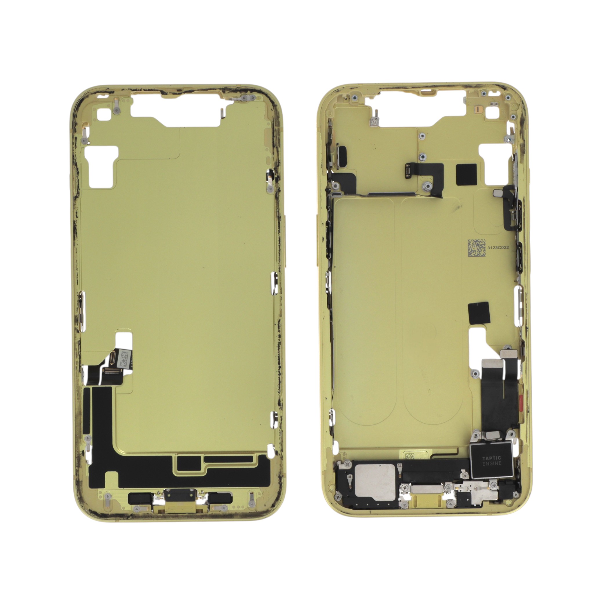 3667075271628-0000 Frame para iPhone 14 Amarelo (com Components) Retirado (Grade A) - Image 1