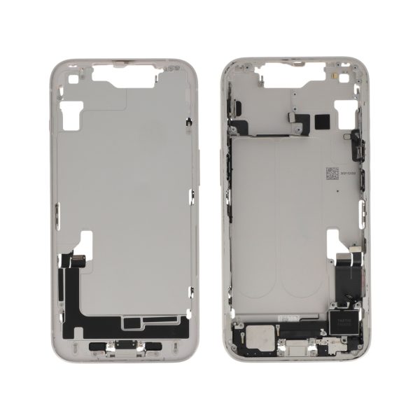Frame Central Branco Estelar para iPhone 14 Retirado (Grade A)