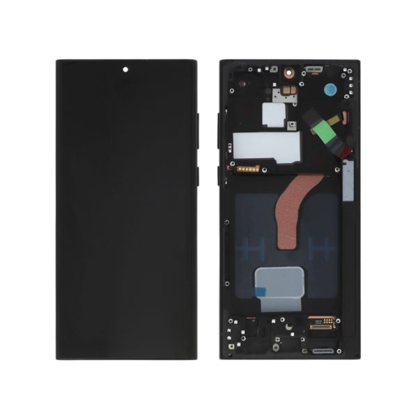 Ecrã Display Cinzento para Samsung Galaxy S22 Ultra (S908) - Soft OLED