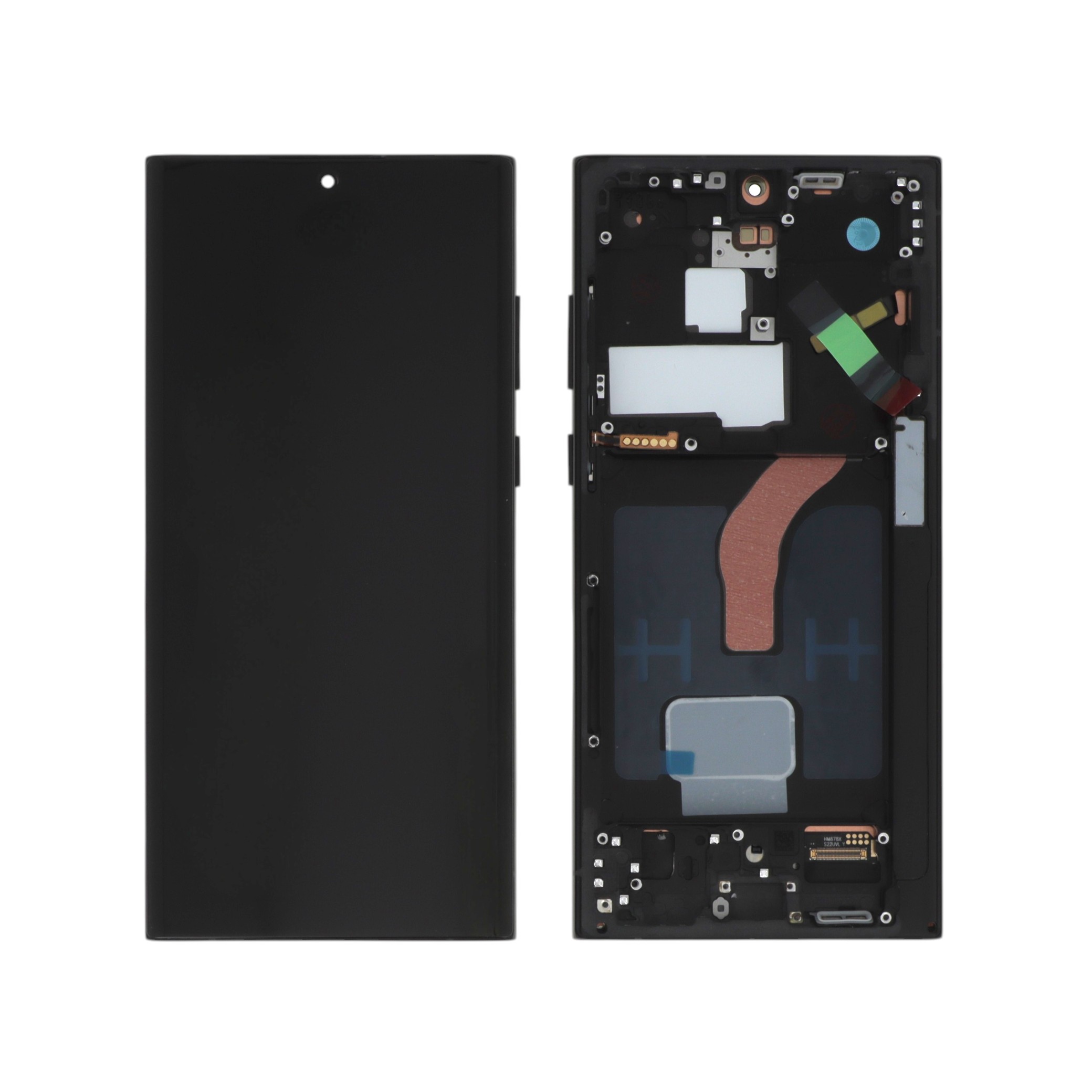 3667075278757-0000 Ecrã Display Cinzento para Samsung Galaxy S22 Ultra (S908) - Soft OLED - Image 1