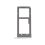 Gaveta cartão SIM branca para Samsung Galaxy S7 Edge (G935F)
