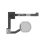 Botão Home Completo Prateado para iPad Air 2 / iPad mini 4 / iPad Pro 12.9"