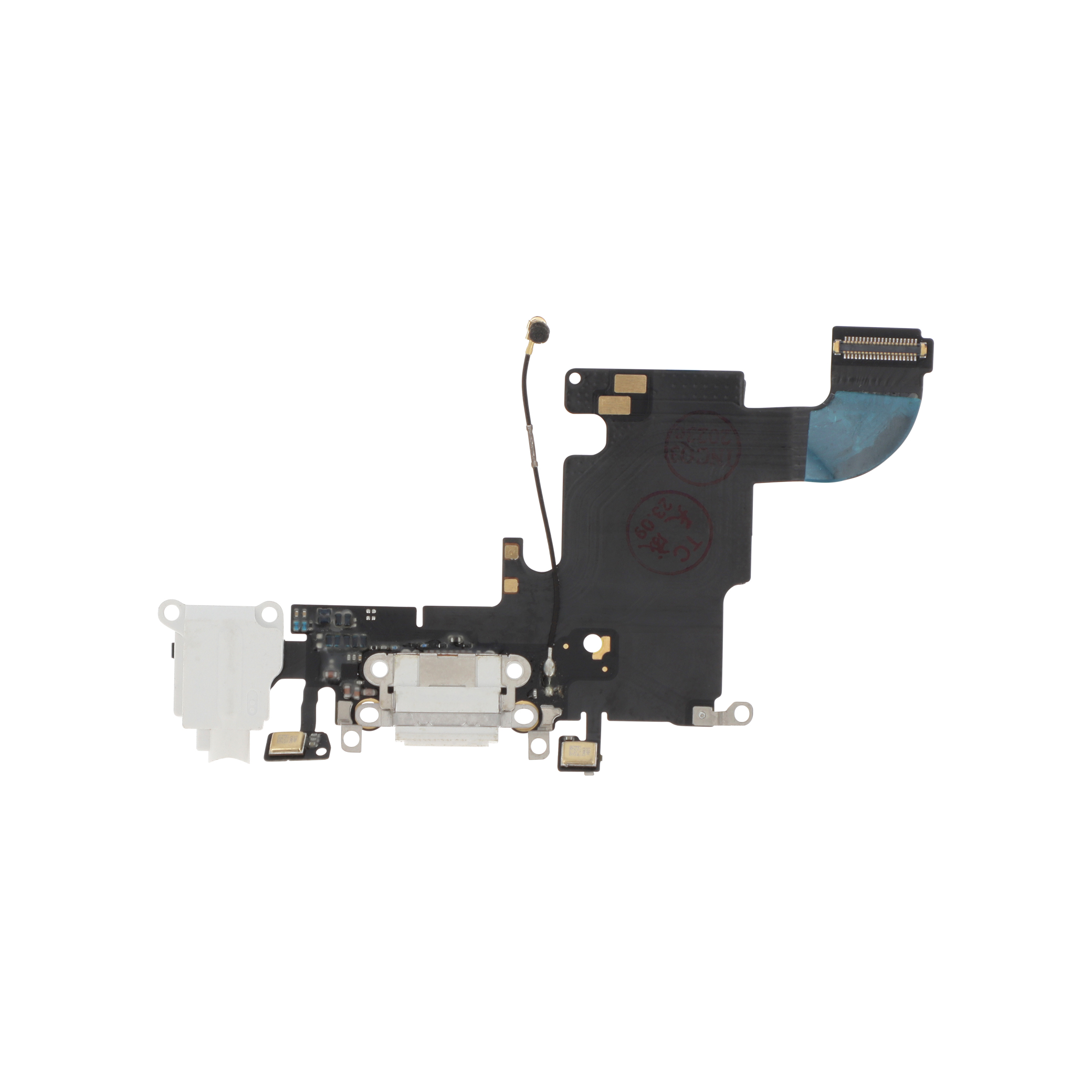 3701344009465-0000 Flex do Conector de Carga Branco para iPhone 6S - OEM ReLife - Image 1