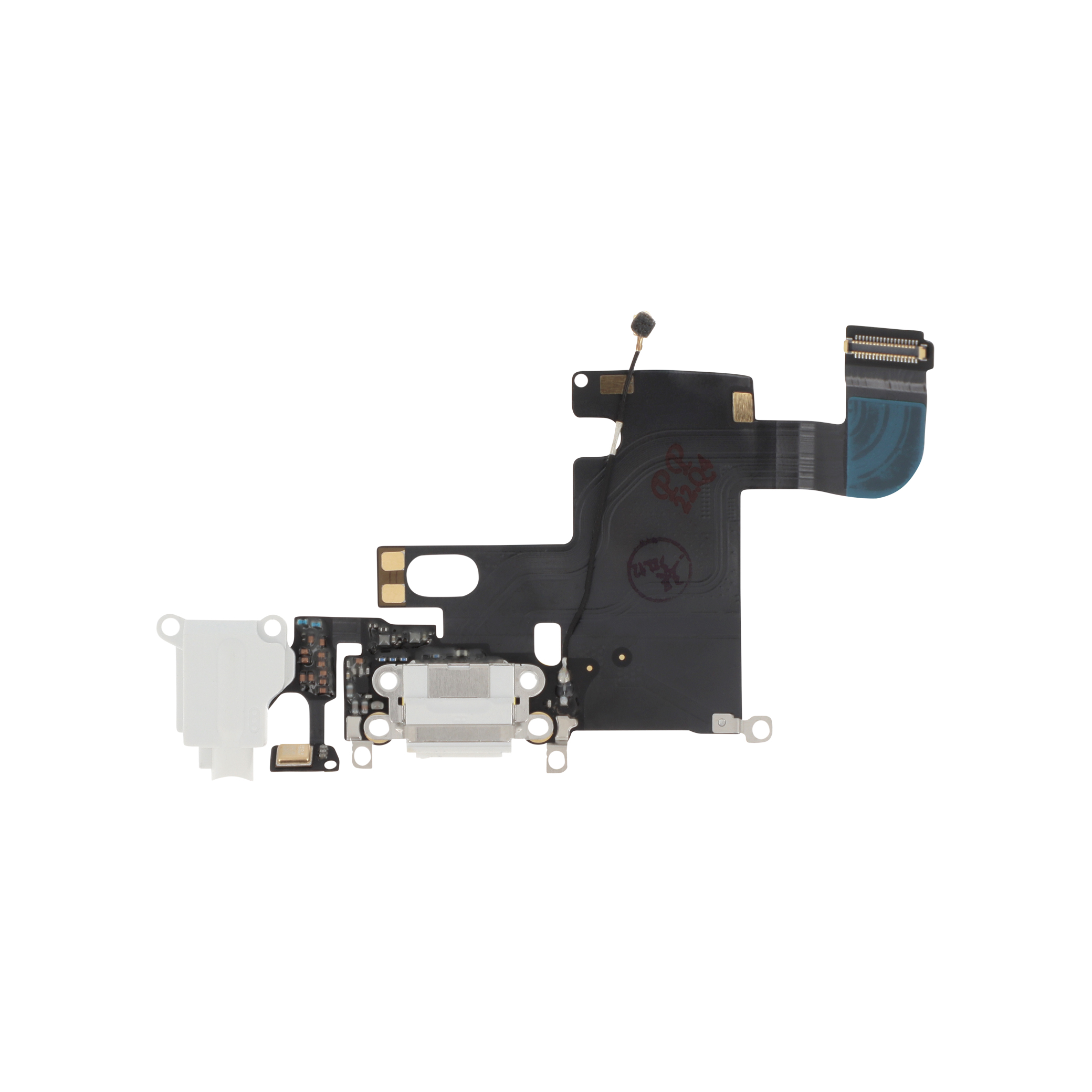 3701344009472-0000 Flex do Conector de Carga para iPhone 6 Branco - OEM ReLife - Image 1