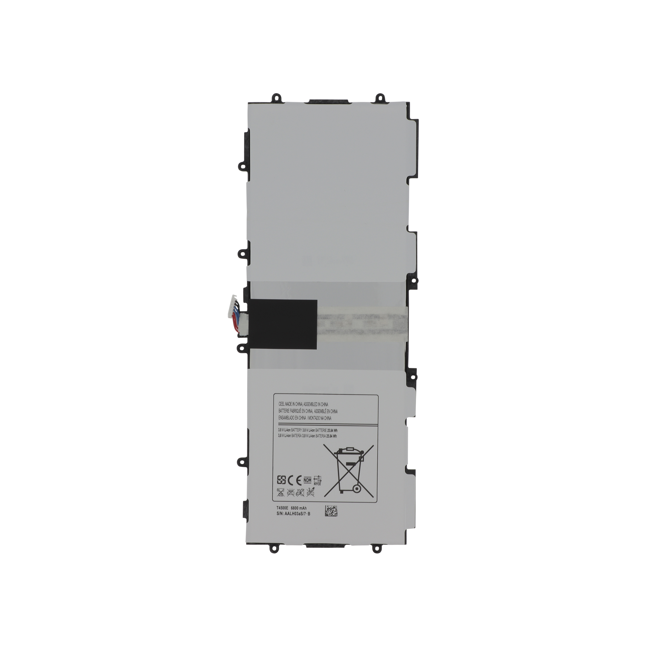 3701344034832-0000 Bateria para Samsung Galaxy Tab 3 10.1" T4500E - Image 1