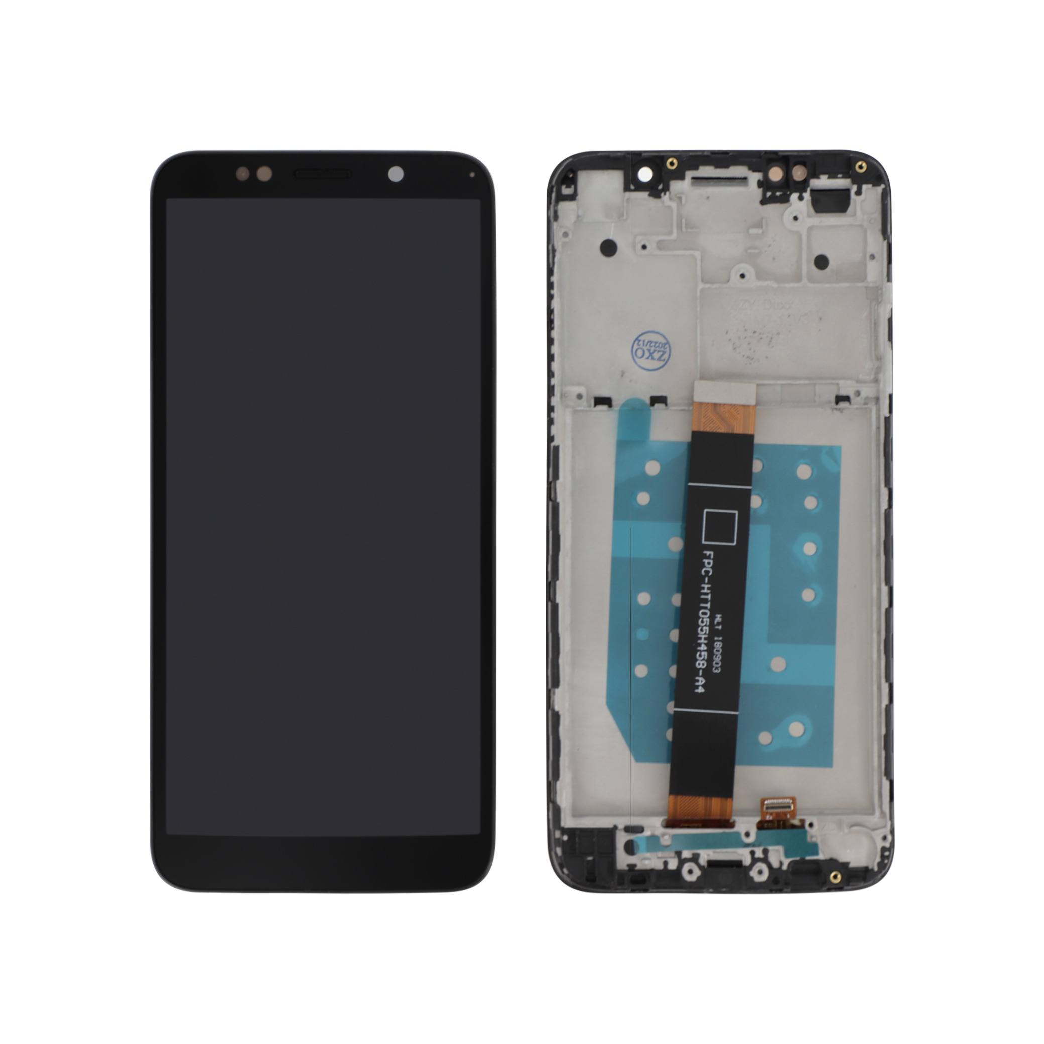 3701344037765-0000 Ecrã Display para Huawei Y5 2018 Preto (Com Frame) - Image 1