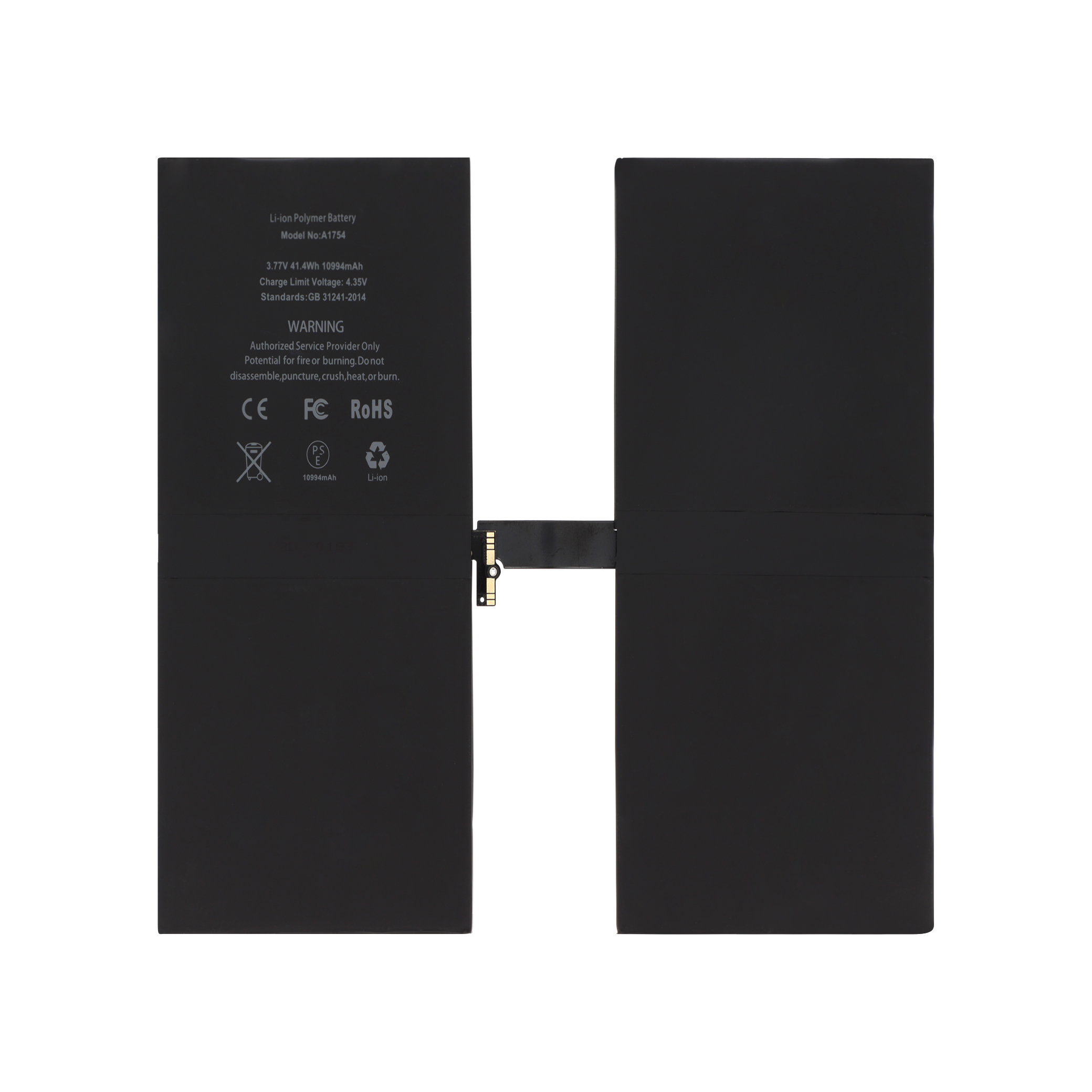 3701344039240-0000 Bateria para iPad Pro 12.9 (2nd Gen) A1754 - Image 1
