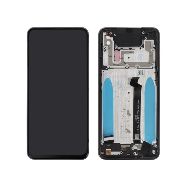 Ecrã Display completo Preto para Asus ZenFone 6 ZS630KL (Com Frame)
